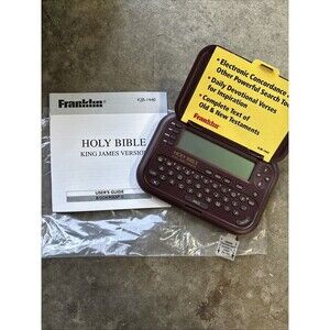 Vintage Franklin KJB-1440 Electronic Holy Bible King James Version NEW*